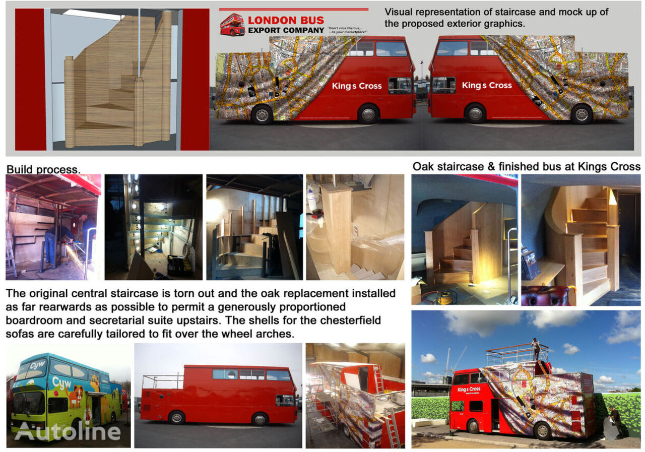 Bus tingkat Daimler FLEETLINE British Double Decker Marketing Exhibition Training et: gambar 6