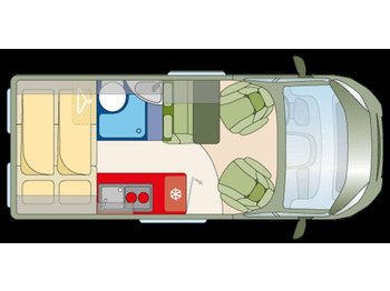 Roadcar Van Roadcar 540 MARKISE MULTI RV GESCHENKT!  - Mobil kemping: gambar 1