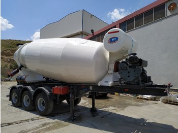Semi-trailer mixer beton