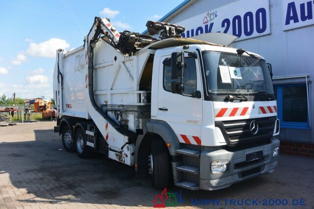 Truk sampah untuk pengangkutan sampah Mercedes-Benz Axor 2529 Faun Überkopf Frontlader 25 m³ 1.Hand: gambar 14