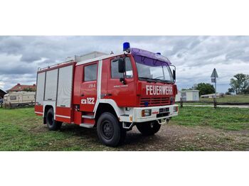Truk pemadam kebakaran Steyr 116km/h 10S18 Feuerwehr 4x4 Allrad kein 12M18: gambar 1