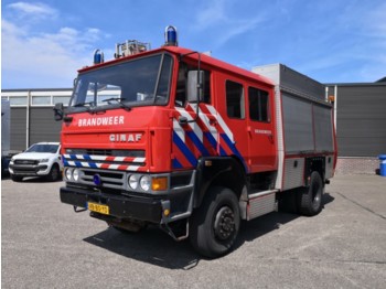 Ginaf 4x4 FireTruck - Double Cabin - Rosenbauer Pump - Hoses - 2800L Tank - Incl Equipment - 05/2019 APK - Truk pemadam kebakaran