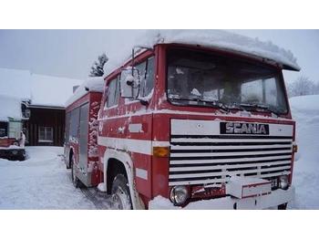 Scania 81 Brannbil EU-godkjent (motorredskap) SE VIDEO  - Truk pemadam kebakaran