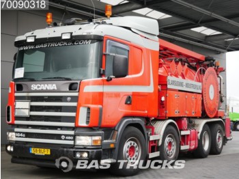 Scania 164G 480 8X2 V8 Manual Lift+Lenkachse 3-Pedals ADR Euro 3 - Truk vakum
