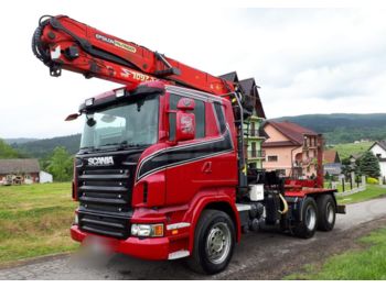 Scania R620 Loglift Do Drewna Dłużycy Lasu Hutttner Doll Euro 4 - Trailer kehutanan