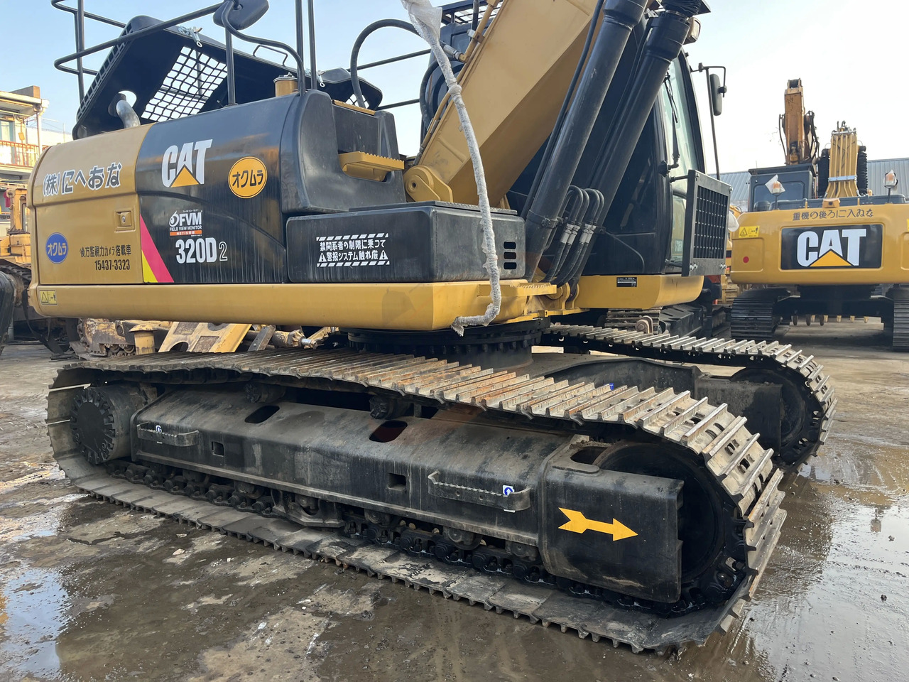 Ekskavator 20 Ton Hydraulic Used Excavator Caterpillar 320D 320D2 320DL Excavator Machine With Breaker Line: gambar 4