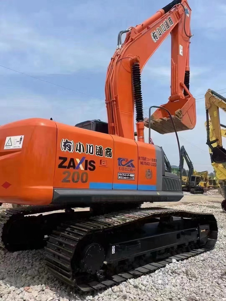 Ekskavator perayap 90%new 20 ton Korea Original made HITACHI ZX200 used hydraulic crawler excavator in ready stock: gambar 7