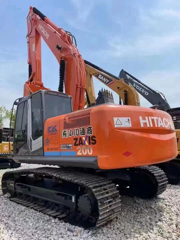 Ekskavator perayap 90%new 20 ton Korea Original made HITACHI ZX200 used hydraulic crawler excavator in ready stock: gambar 2