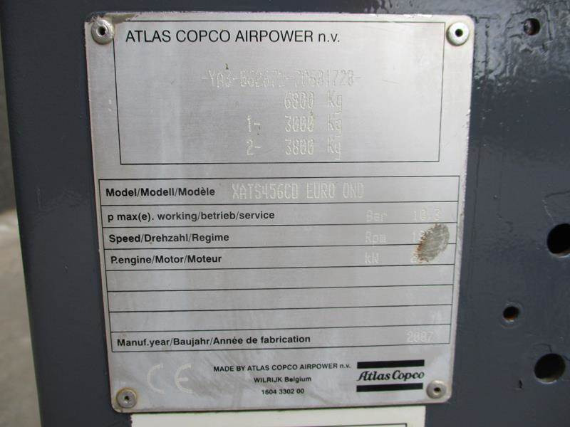 Kompresor udara Atlas-Copco XATS 456 CD - N: gambar 14