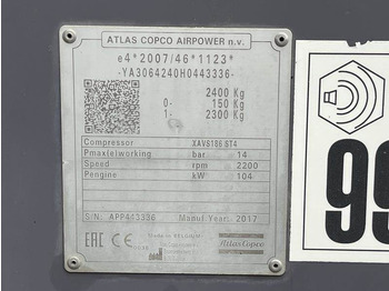 Kompresor udara Atlas-Copco XAVS 186 ST IV JD - N: gambar 5