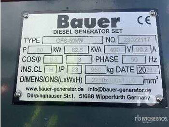 BAUER GENERATOREN 62.5 kVA - Genset: gambar 5