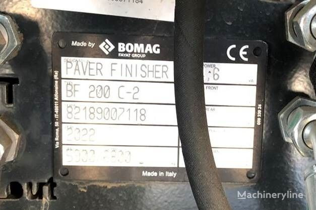 Paver aspal BOMAG BF 200 C-2 S200 TV: gambar 22