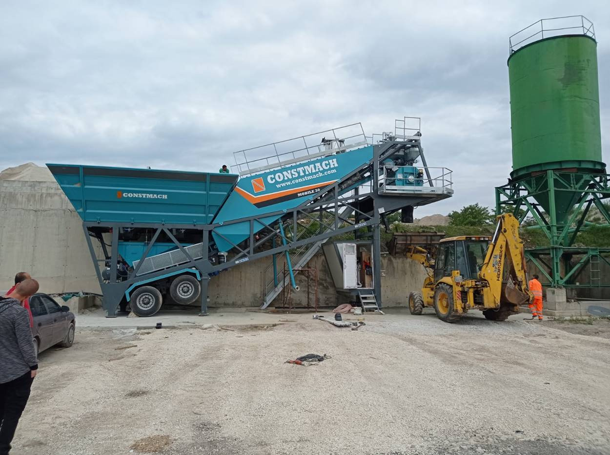 Pabrik beton baru Constmach Mobile Betonmischanlage 30 m3/h: gambar 5