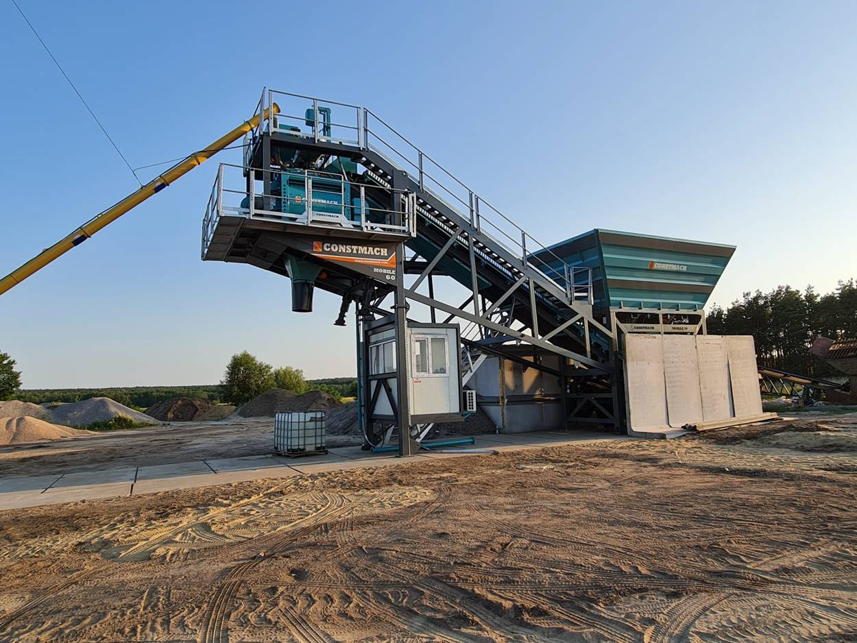 Pabrik beton baru Constmach Mobile Betonmischanlage 60 m3/h: gambar 24