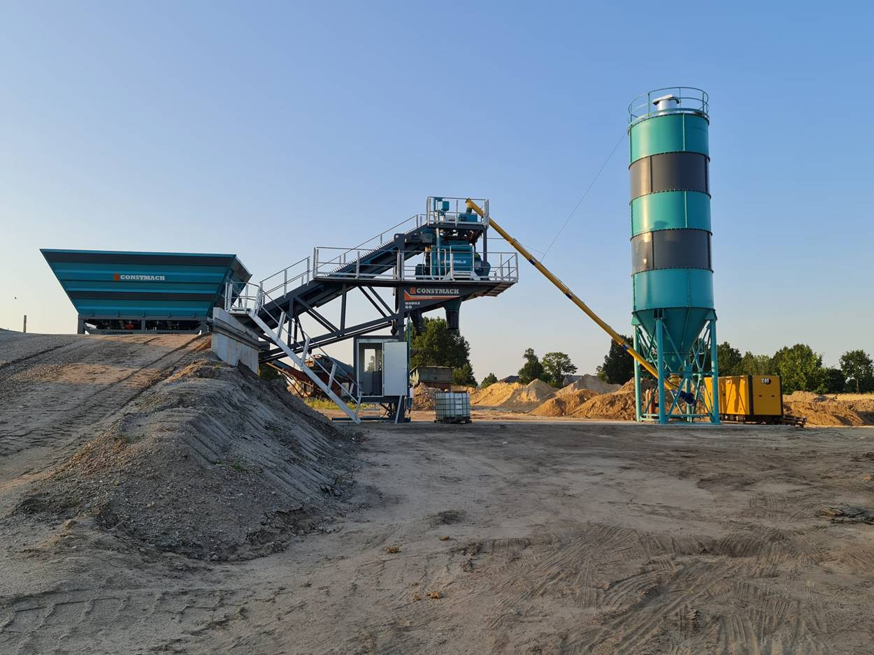 Pabrik beton baru Constmach Mobile Betonmischanlage 60 m3/h: gambar 16