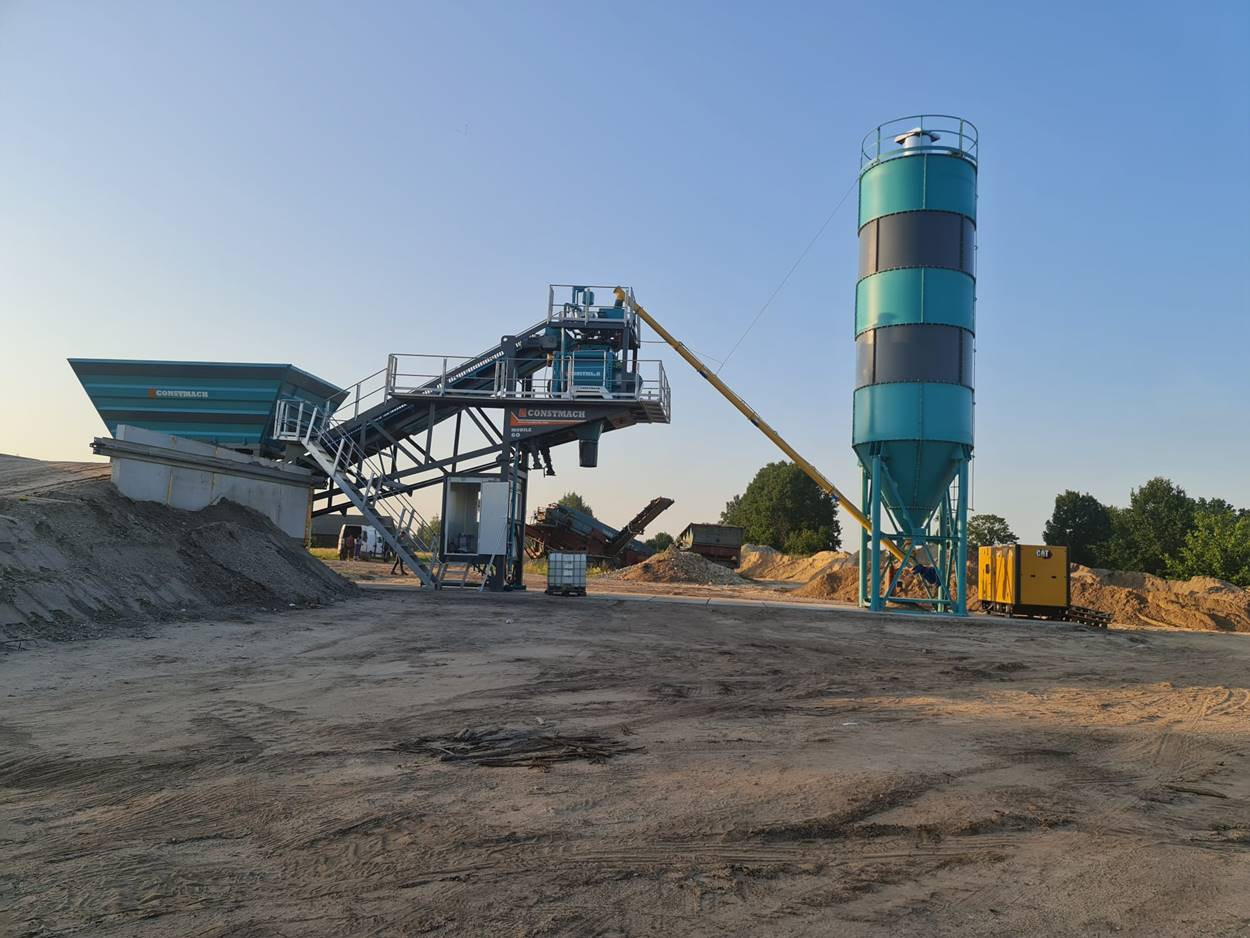 Pabrik beton baru Constmach Mobile Betonmischanlage 60 m3/h: gambar 23
