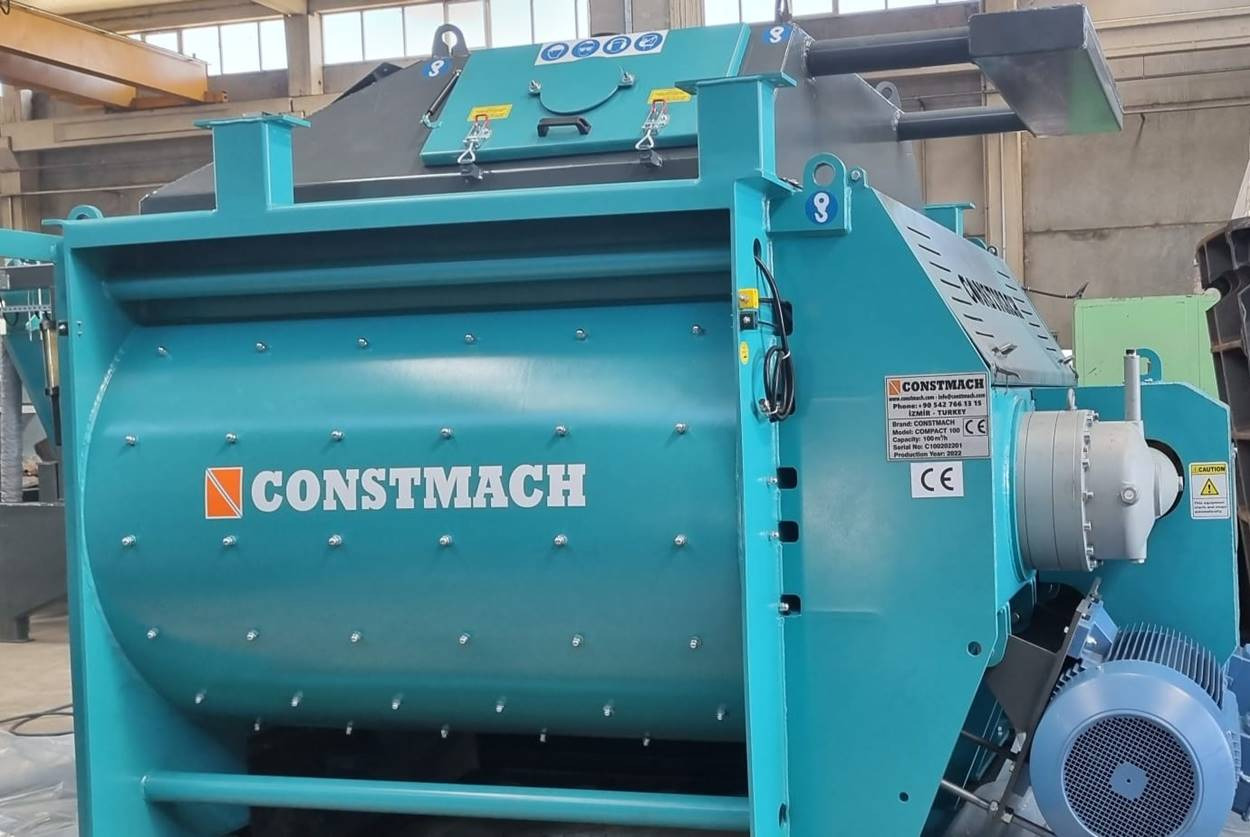 Leasing Constmach Paddle Mixer ( Twin Shaft Concrete Mixer ) Constmach Paddle Mixer ( Twin Shaft Concrete Mixer ): gambar 3