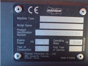 Ekskavator mini Develon-Doosan DX85R-3: gambar 3