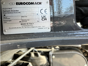 Eurocomach 19 ZT Minibagger #ab 414€/Monat# - Ekskavator mini: gambar 2