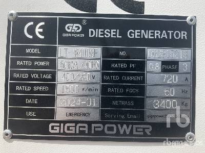 Genset baru GIGA POWER LT-W400GF 500 kVA Skid-Mounted (Unused): gambar 5