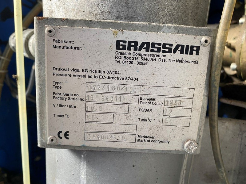 Kompresor udara Grassair WIS 11.7 Silent 4 kW 550 L / min 12 Bar Schroefcompressor: gambar 8