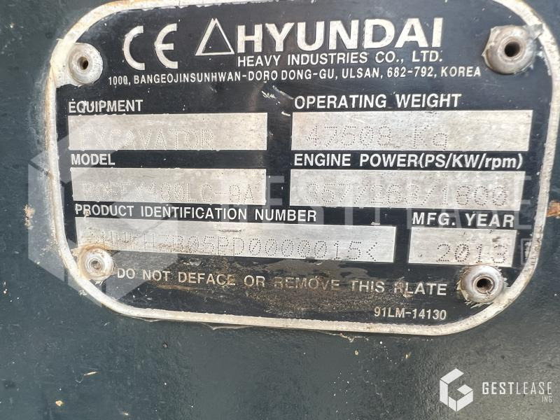 Ekskavator perayap Hyundai ROBEX 480LC-9A: gambar 5