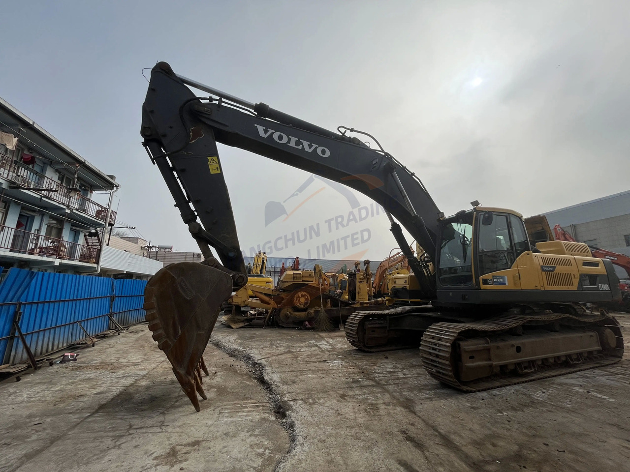 Ekskavator perayap New arrival second hand  hot selling Excavator construction machinery parts used excavator used  Volvo EC480D  in stock for sale: gambar 5