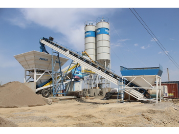 PROMAX Mobile Concrete Batching Plant M100-TWN(100M3/H) - Pabrik beton