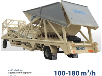 SEMIX Dry Type Mobile Concrete Batching Plant - Pabrik beton