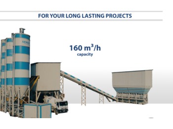SEMIX Stationary Concrete Batching Plant 160 m³/h - Pabrik beton
