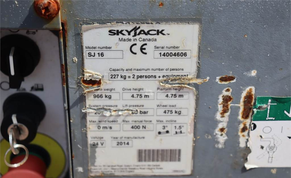 Boom artikulasi SkyJack SJ16 Electric, 6,75m Working Height, 227kg Capacit: gambar 7