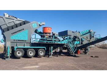 Constmach 120-150 tph Mobile Jaw Crusher Plant ( Cone and Jaw  ) - Tanaman penghancur mobil