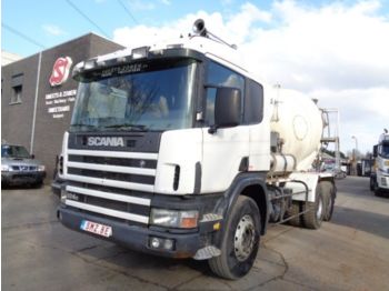 Scania 124 360  6x4 manual  pump  - Truk pengaduk beton