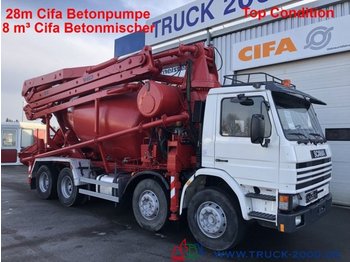 Scania 113G360 28m CiFa Pumpe 8m³ Mischer Top Condition - Truk pompa beton
