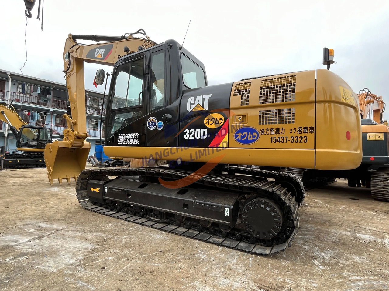 Ekskavator Used Caterpillar Excavator Cat 320d 320dl Japan Made Hydraulic Construction Excavator Electronic Throttle: gambar 7