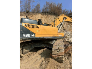 Ekskavator perayap Used original korea made excavator R520L-9VS Second Hand Hyundai Crawler excavator with good price for sale: gambar 5