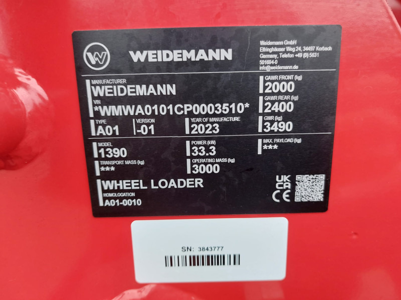 Wheel loader baru Weidemann 1390: gambar 6