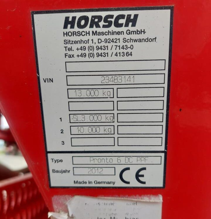 Leasing Horsch Pronto 6 DC PPF Horsch Pronto 6 DC PPF: gambar 15