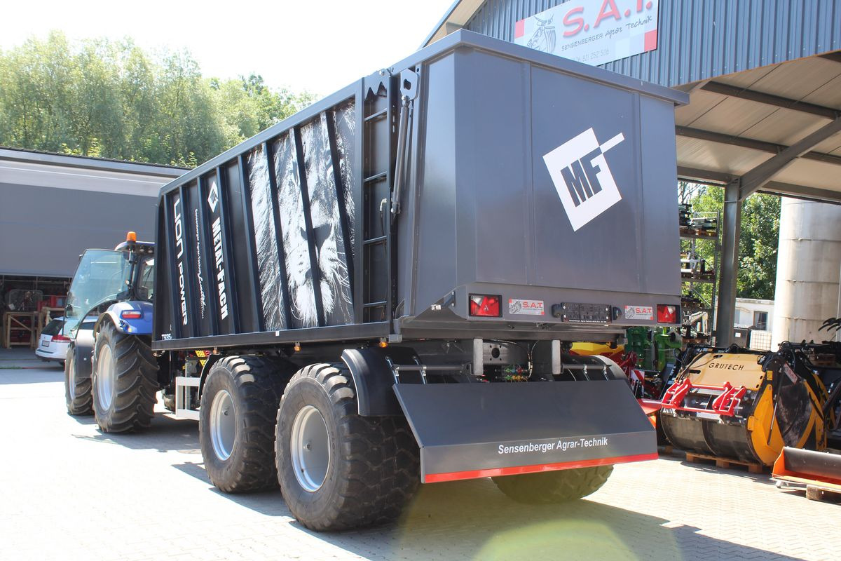 Trailer jungkit pertanian/ Tempat sampah baru Metal-Fach T-935/6-Black Lion Power: gambar 20