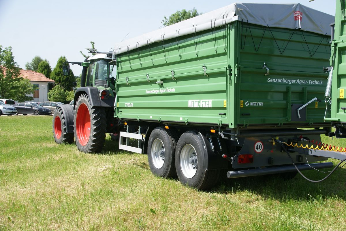 Trailer jungkit pertanian/ Tempat sampah baru Metal-Fach Tandem+Zweiachskipper-16 to. NEU: gambar 20