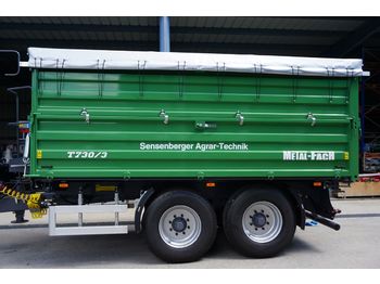 Metal-Fach Tandemkipper T 730/3-16 to.NEU  - Trailer jungkit pertanian/ Tempat sampah