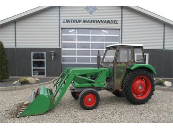 Deutz 4006 Med fuldhydraulisk frontlæsser, skovl og greb  - Traktor