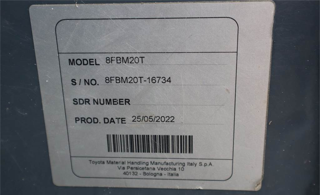 Forklift diesel Toyota 8FBM20T Valid inspection, *Guarantee! Electric, 47: gambar 13