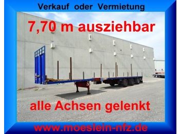 Doll 3 Achs Tele Auflieger ausziehbar  21,30 m gelenk  - Semi-trailer
