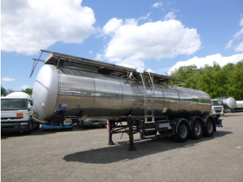 Semi-trailer tangki untuk pengangkutan makanan Feldbinder Food tank inox 23.5 m3 / 1 comp + pump: gambar 1