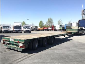 Semi-trailer low bed untuk pengangkutan mesin berat Goldhofer - 3 Achs Tieflader (ausziehbar) STZ L3 36 80 zwangsgelenkt 3 x: gambar 1