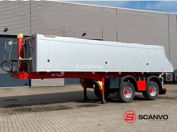 Semi-trailer jungkit HK Tipper S38B 25m3 alu kasse m/plastindlæg: gambar 3