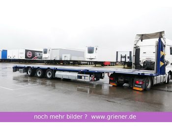 Semi-trailer flatbed HRD MEGA PLATEAU TIEFLADER 960 mm AZB LENKACHSE: gambar 1