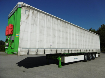 Semi-trailer dengan terpal samping KRONE