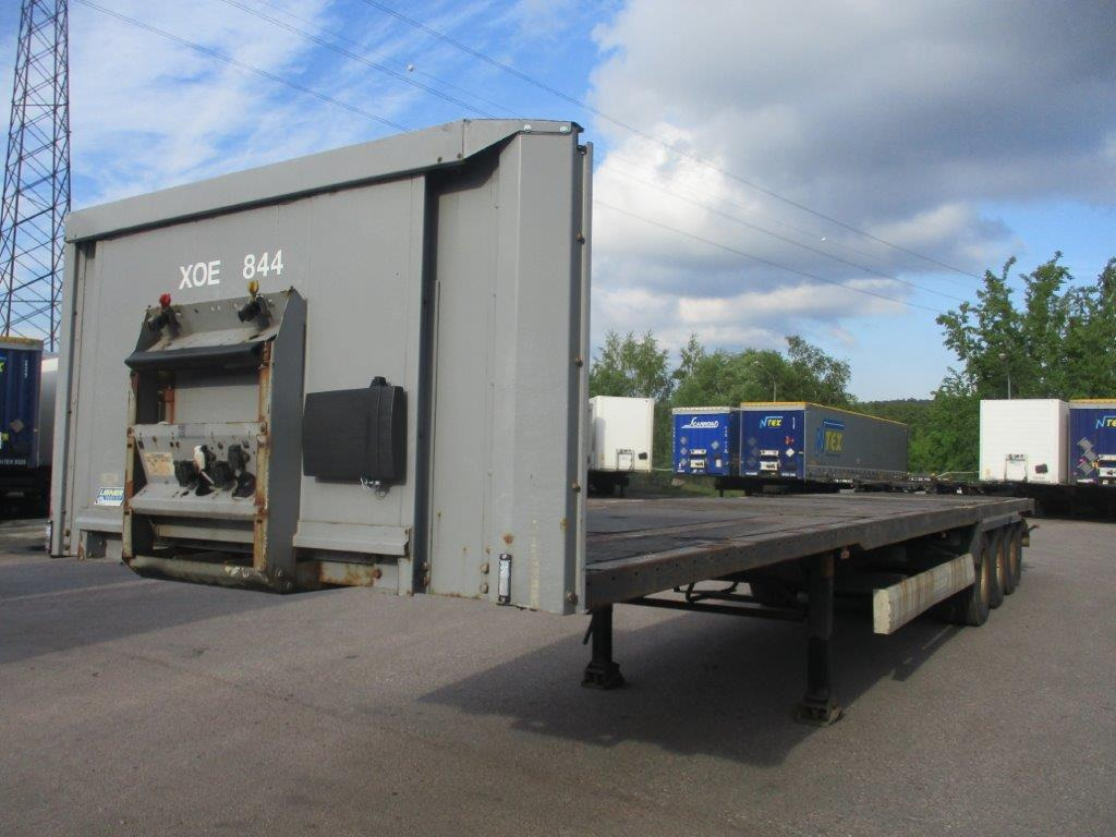 Semi-trailer flatbed KRONE FLATBED WITH CONTAINER LOCKS: gambar 2